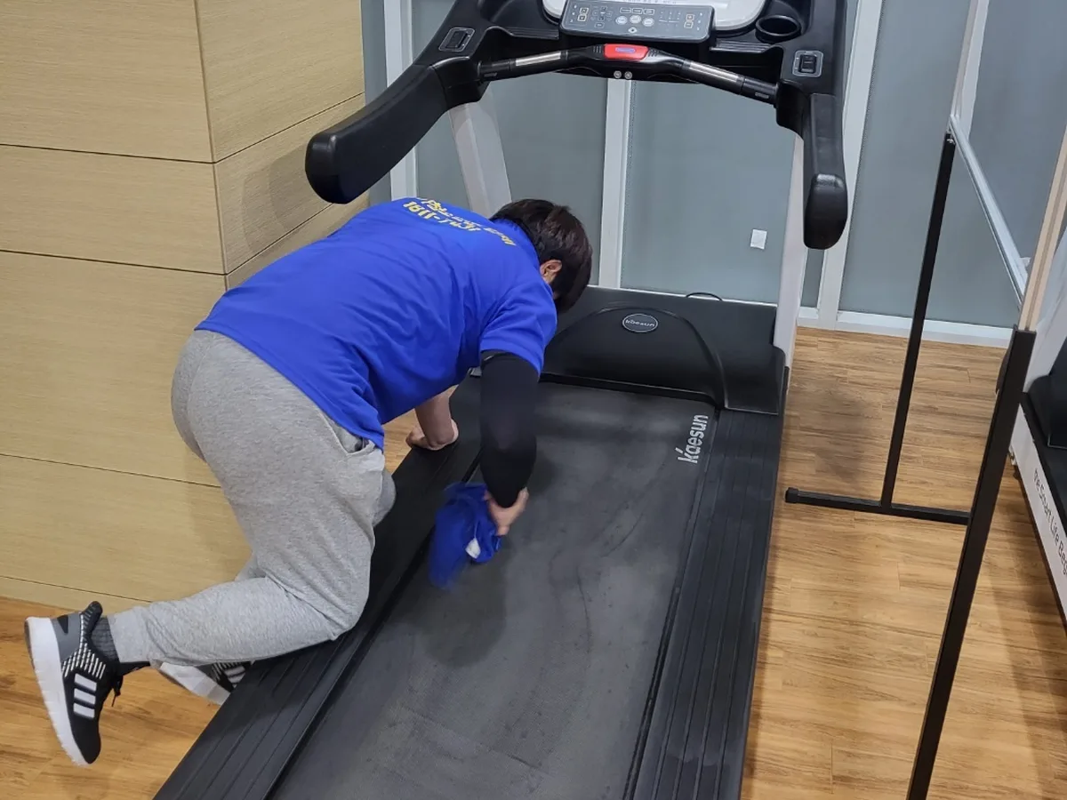 양양군 양양읍 피트니스 라커 검사실 위생청소 사례 - 행진크린