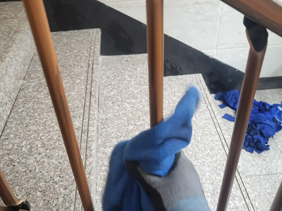 양양군 현북면 빌라 난간·손잡이 위생청소 사례 - 행진크린