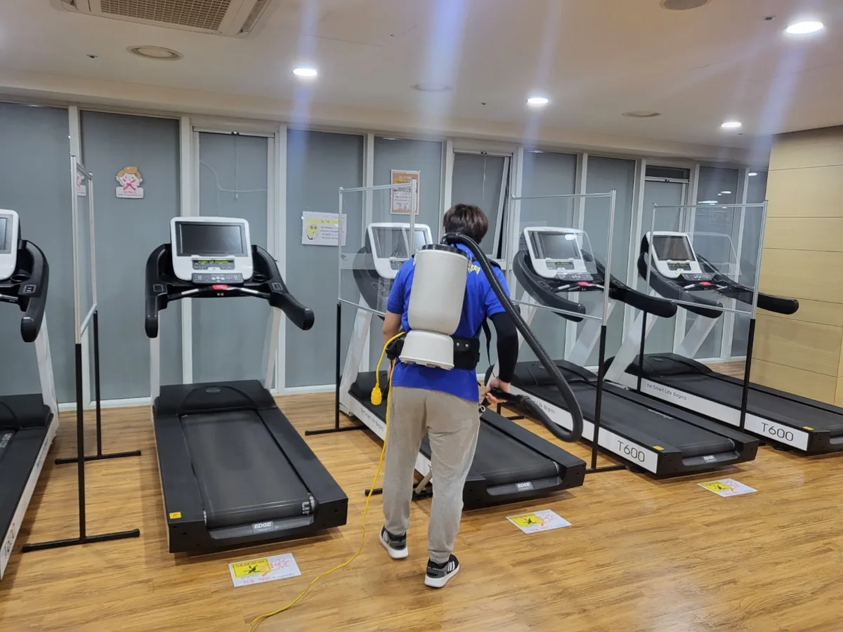 양양군 강현면 헬스장 탕비실 직원 휴게공간 위생청소 사례 - 행진크린